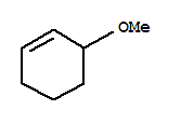 Structure of 1-Cyclohexene, 3-methoxy-