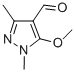 Structure of 5-METHOXY-1,3-DIMETHYL-1H-PYRAZOLE-4-CARBALDEHYDE