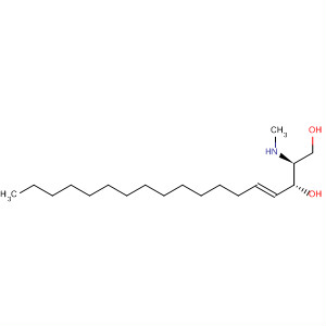 Structure of 4-Octadecene-1,3-diol, 2-(methylamino)-, (2S,3R,4E)-