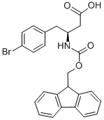 Structure of FMOC-(S)-3-AMINO-4-(4-BROMO-PHENYL)-BUTYRIC ACID