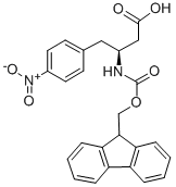 Structure of FMOC-(S)-3-AMINO-4-(4-NITRO-PHENYL)-BUTYRIC ACID