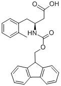 Structure of FMOC-(S)-3-AMINO-4-(2-METHYL-PHENYL)-BUTYRIC ACID