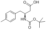 (S)-N-叔丁氧羰基-3-氨基-4-(4-甲基苯基)丁酸结构式