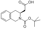 Structure of BOC-(S)-2-TETRAHYDROISOQUINOLINE ACETIC ACID