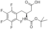 Structure of BOC-(S)-3-AMINO-4-(PENTAFLUORO-PHENYL)-BUTYRIC ACID