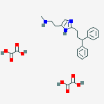 Structure of N-METHYLHISTAPRODIFEN DIOXALATE SALT