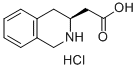 Structure of (S)-2-TETRAHYDROISOQUINOLINE ACETIC ACID HYDROCHLORIDE