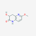 Structure of 3-hydroxy-6-methoxy-3,4-dihydro-1h-1,5-naphthyridin-2-one