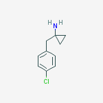 1-(4-CHLOROBENZYL)CYCLOPROPANAMINE 95%结构式