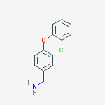Benzenemethanamine, 4-(2-chlorophenoxy)-结构式