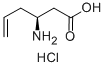 Structure of (S)-3-AMINO-5-HEXENOIC ACID HYDROCHLORIDE