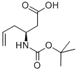 Structure of BOC-(S)-3-AMINO-5-HEXENOIC ACID