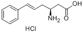Structure of (S)-3-AMINO-(6-PHENYL)-5-HEXENOIC ACID HYDROCHLORIDE