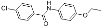 Structure of 4-CHLORO-N-(4-ETHOXYPHENYL)BENZAMIDE