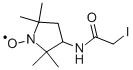 3-(2-碘代乙酰胺基)-2,2,5,5-四甲基-1-吡咯烷基自由基结构式