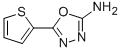 Structure of 5-THIEN-2-YL-1,3,4-OXADIAZOL-2-AMINE