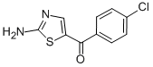 (2-AMINO-THIAZOL-5-YL)-(4-CHLORO-PHENYL)-METHANONE结构式