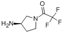Structure of 3-PYRROLIDINAMINE,1-(TRIFLUOROACETYL)-,(3R)-