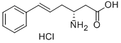 Structure of (R)-3-AMINO-(6-PHENYL)-5-HEXENOIC ACID HYDROCHLORIDE