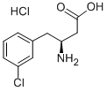 Structure of (S)-3-AMINO-4-(3-CHLOROPHENYL)BUTANOIC ACID HYDROCHLORIDE