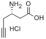 Structure of (S)-3-AMINO-5-HEXYNOIC ACID HYDROCHLORIDE