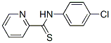 Structure of N-(4-chlorophenyl)pyridine-2-carbothioamide