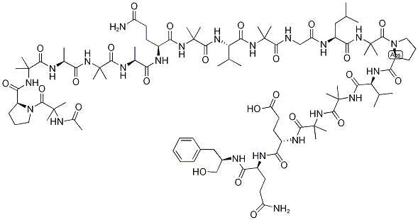 Structure of ALAMETHICINRESEARCH GRADE