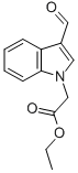 Structure of (3-FORMYL-INDOL-1-YL)-ACETIC ACID ETHYL ESTER