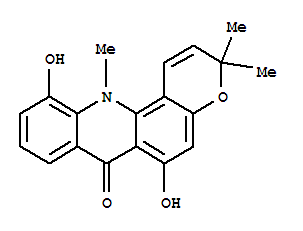 11-Hydroxy-O-demethylacronine结构式