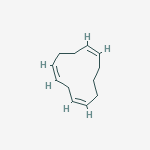 Chemical structure of (E,E,Z)-Cyclododecatriene