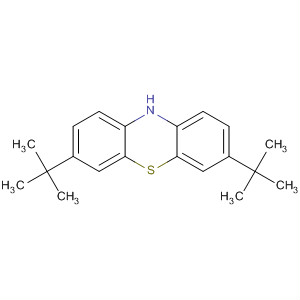 Structure of 10H-Phenothiazine, 3,7-bis(1,1-dimethylethyl)-
