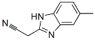 1H-BENZO[D]IMIDAZOLE-2-ACETONITRILE,5-METHYL-结构式