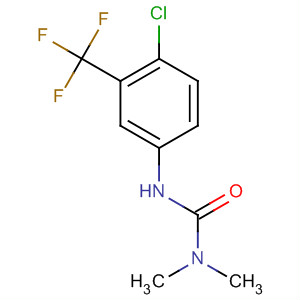 Structure of Urea, N'-[4-chloro-3-(trifluoromethyl)phenyl]-N,N-dimethyl-