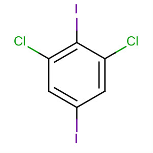 Structure of Benzene, 1,3-dichloro-2,5-diiodo-