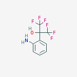 2-(2-氨基苯基)-1,1,1,3,3,3-六氟-2-丙醇结构式