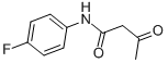 N-(4-氟苯基)-3-氧代丁酰胺结构式