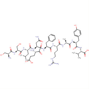 Structure of L-Valine,L-seryl-L-seryl-L-leucyl-L-a-glutamyl-L-asparaginyl-L-phenylalanyl-L-arginyl-L-alanyl-L-tyrosyl-
