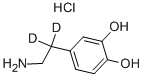 Structure of 2-(3,4-DIHYDROXYPHENYL)ETHYL-2,2-D2-AMINE HCL