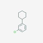 Structure of Benzene, 1-chloro-3-cyclohexyl-
