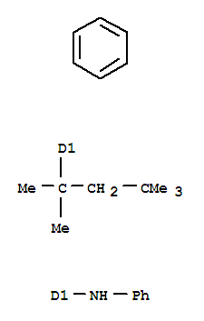 Structure of N-phenyl-4-(2,4,4-trimethylpentan-2-yl)aniline