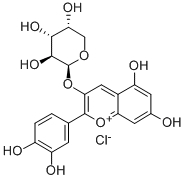 Structure of CYANIDIN 3-ARABINOSIDE