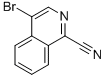 Structure of 4-BROMO-ISOQUINOLINE-1-CARBONITRILE