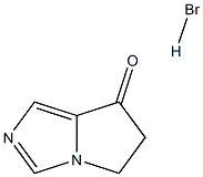 Structure of 7H-Pyrrolo[1,2-c]imidazol-7-one, 5,6-dihydro-, hydrobromide (1:1)