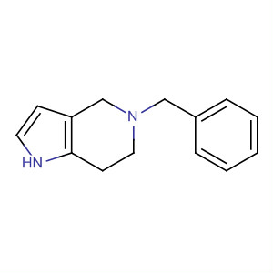 Chemical structure of 1H-Pyrrolo[3,2-c]pyridine, 4,5,6,7-tetrahydro-5-(phenylmethyl)-