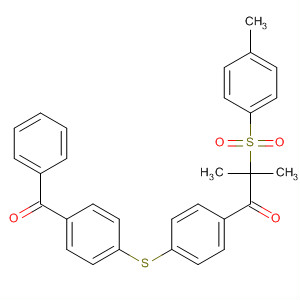 Structure of 1-{4-[(4-Benzoylphenyl)sulfanyl]phenyl}-2-methyl-2-[(4-methylphenyl)sulfonyl]propan-1-one