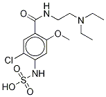 Sulfamic acid,[2-chloro-4-[[[2-(diethylamino)ethyl]amino]carbonyl]-5-methoxyphenyl]-结构式