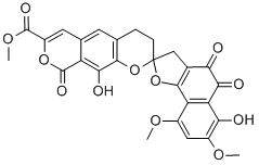 Structure of beta-rubromycin