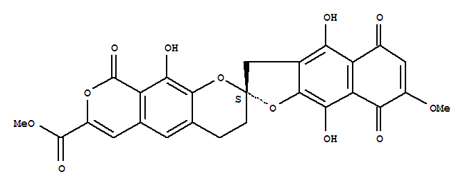 Structure of gamma-rubromycin