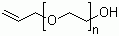 Structure of Allyloxypolyethyleneglycol
