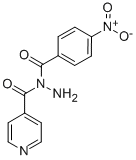 Structure of 1-[4-NITROBENZOYL]-4-CARBOXYPYRIDYLHYDRAZIDE